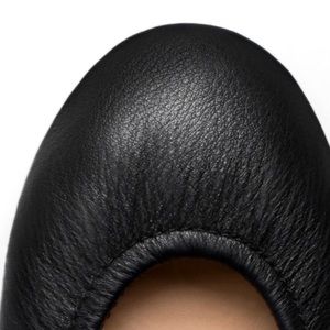 Matte Black Tieks Ballet Flats Size 10